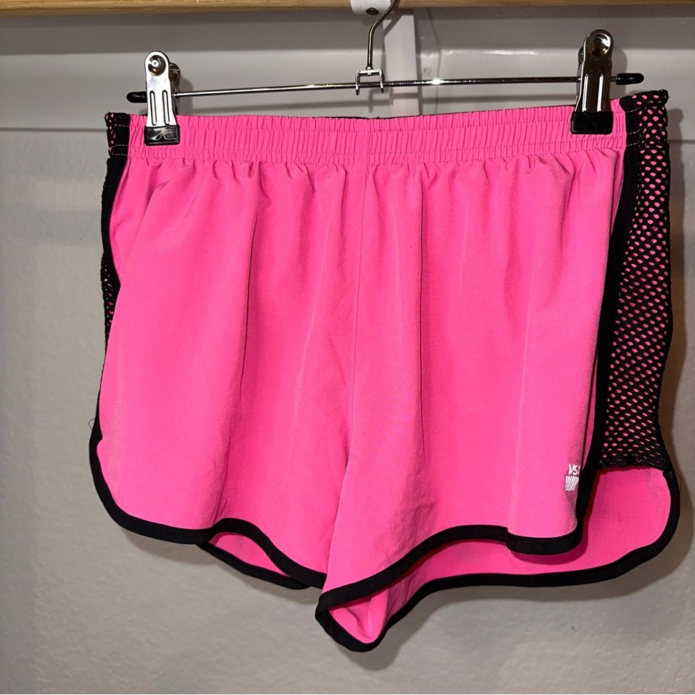 Victoria's Secret Pink Athletic Shorts with Black Trim